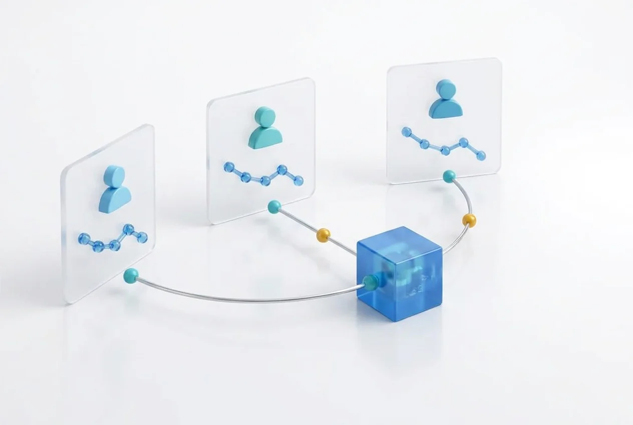 Customer usage signals feeding a predictive risk model