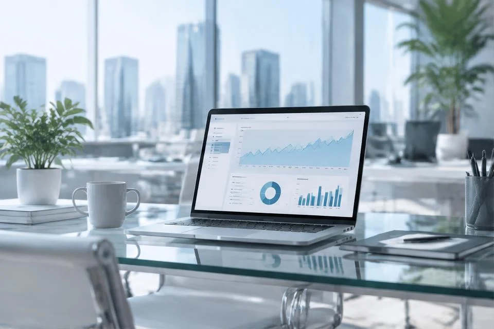 SaaS & Technology business analytics scene — illustrative